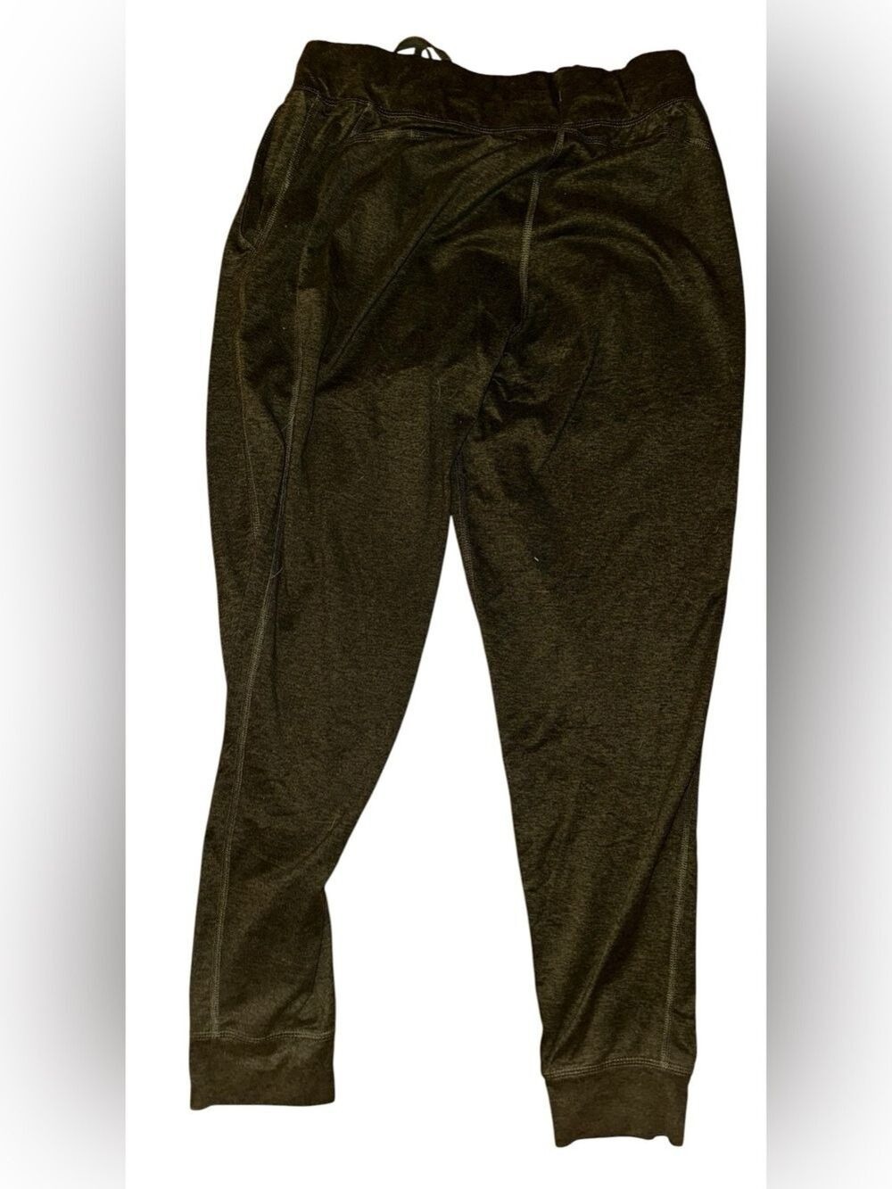 GapFit Brushed Tech Jersey Joggers Dark Olive Loungewear Workout Small - Picture 6 of 9